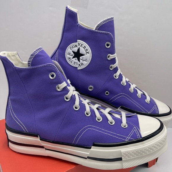 Converse Mn A12523C
CHUCK 70 PLUS HI
VIPER VIOLET/EGRET Purple High-Top Sneakers - Picture 5 of 16